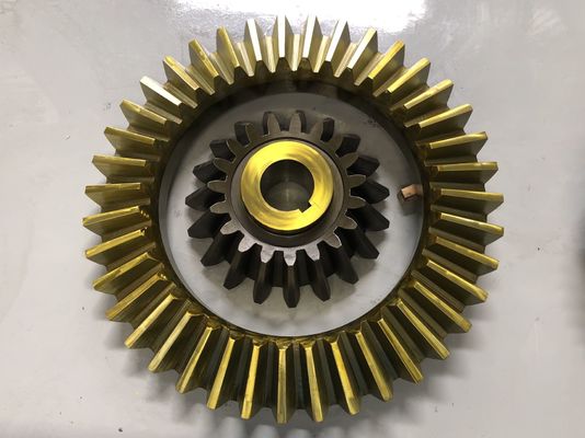 High Strength Straight Bevel Gears With Modulus Range Of 12 To 40mm